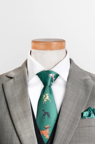 loani_krawat_zielen_w_charty