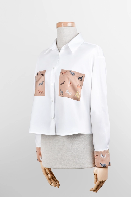 koszula_biala_krotka_karmelowa