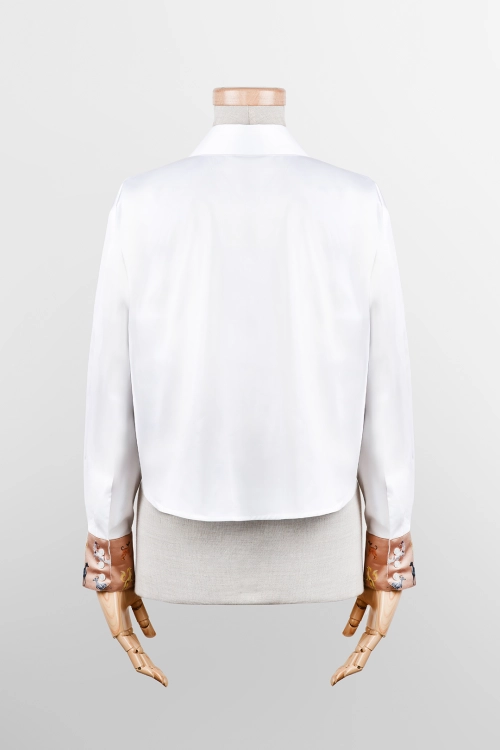 koszula_biala_krotka_karmel_mankiety